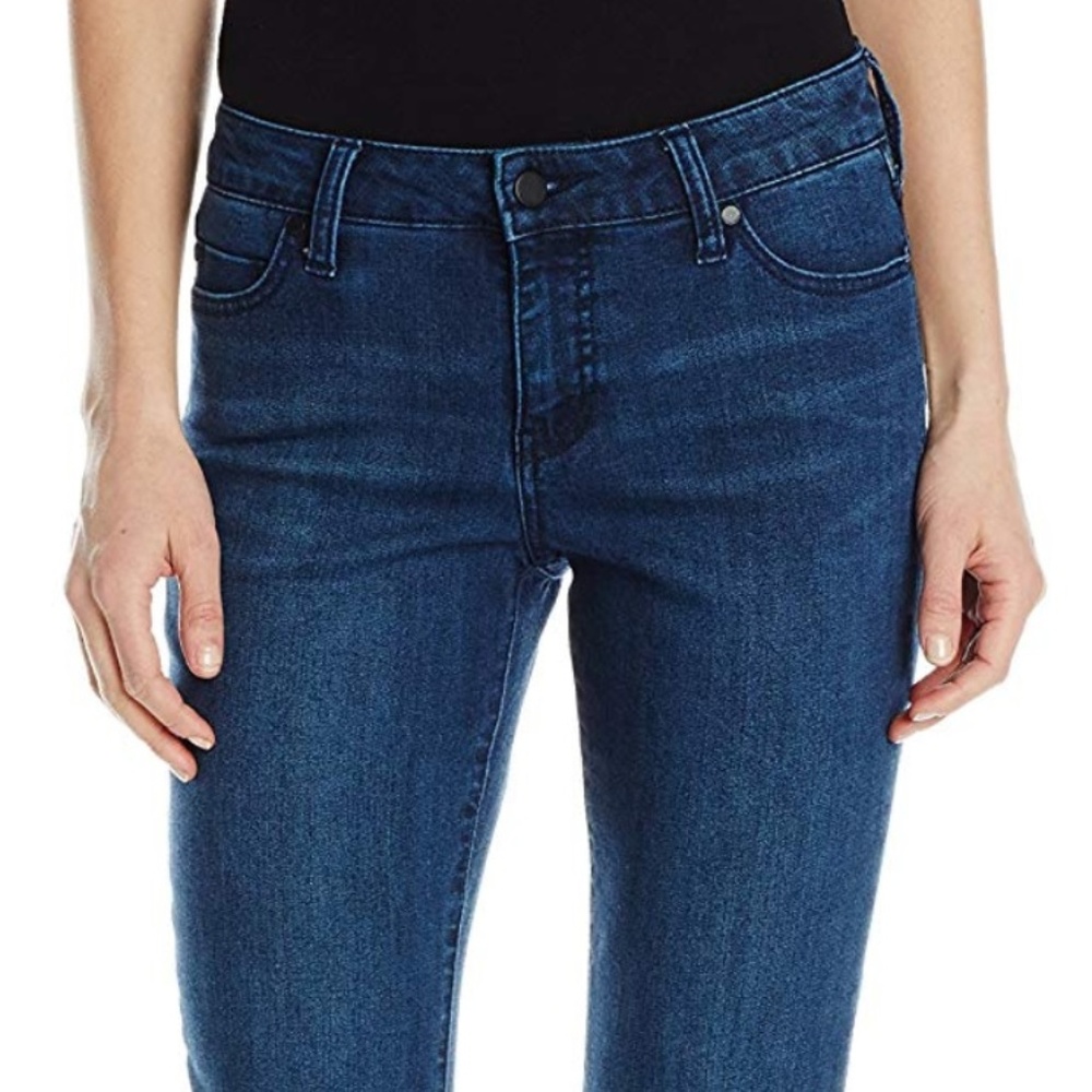 Liverpool Dark Denim Michelle Capri Pants Waist 25 - Picture 2 of 8
